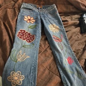 Embroidered Jeans